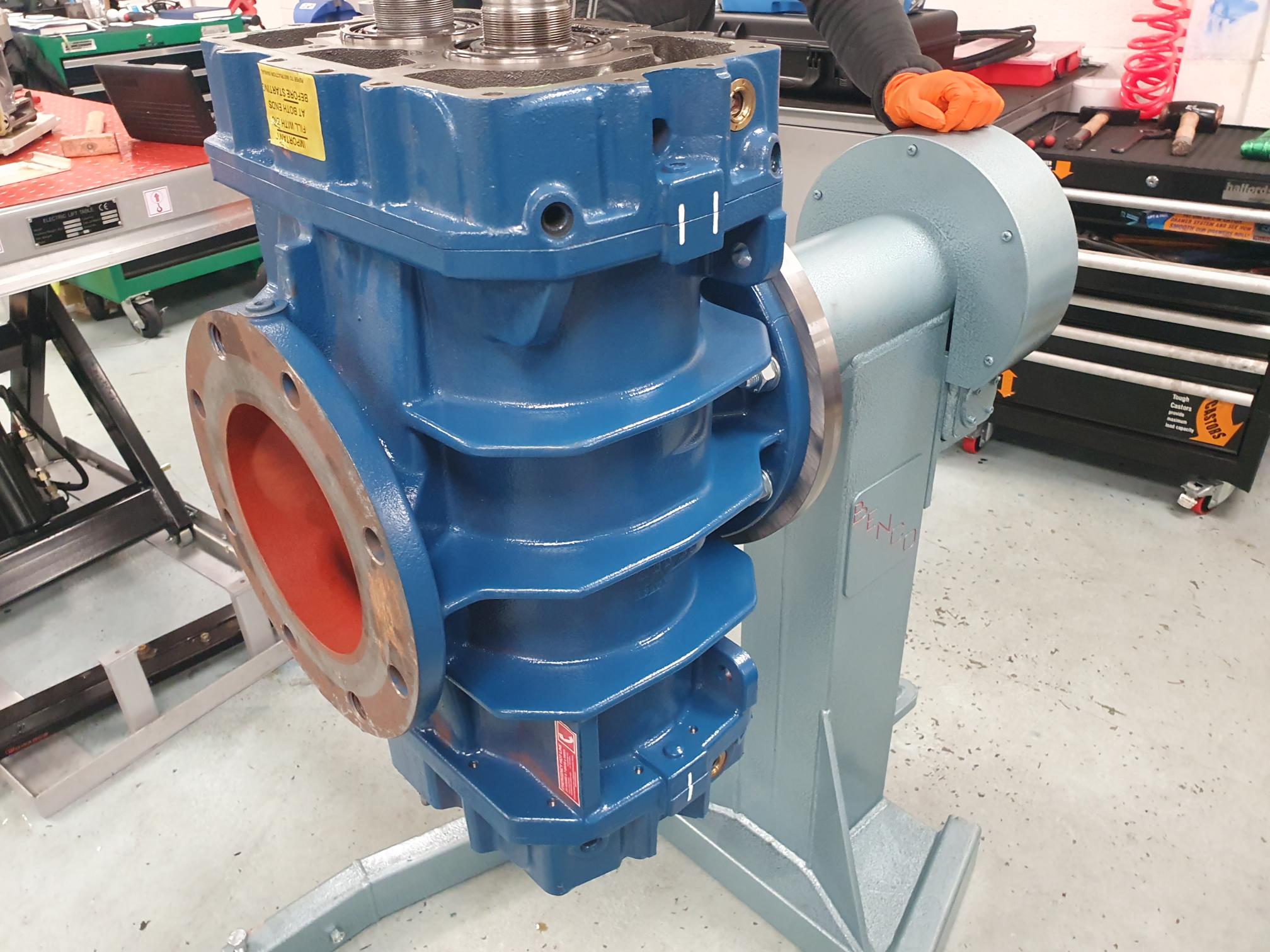 Aerzen Blower on Stand